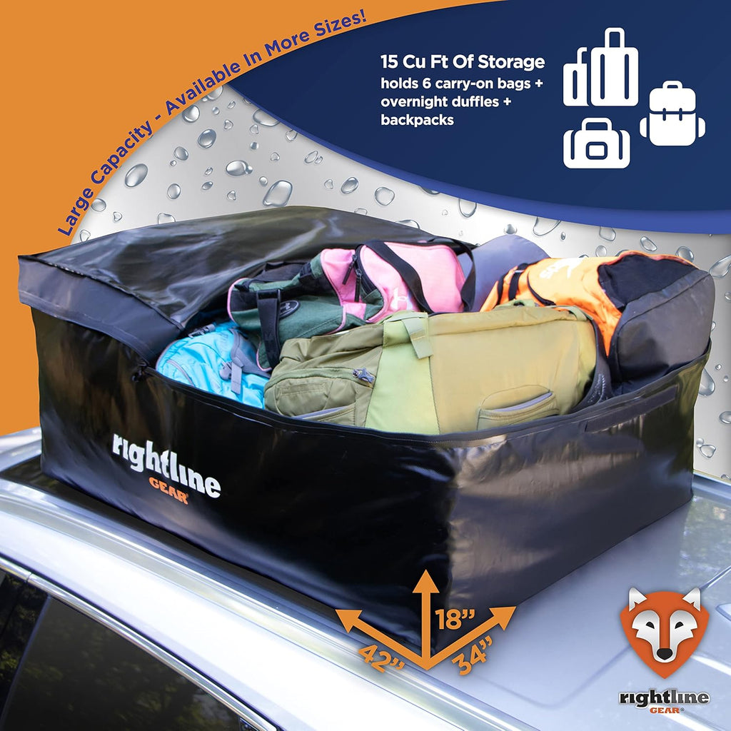 15 cu ft 100% Waterproof Car Top Carrier E275852