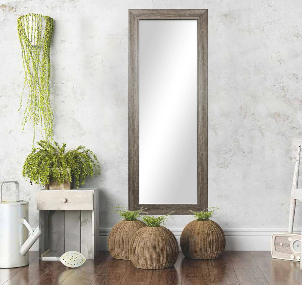 27 x 70 Rectangular Full Length Gray Mirror F98394