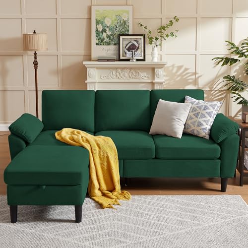 Light Grey Convertible Sectional Sofa X560655
