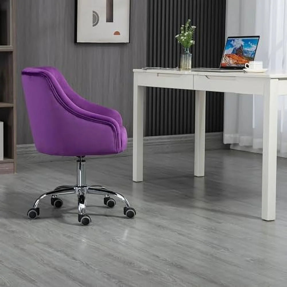 Navy Blue Swivel Height Adjustable Office Chair V693