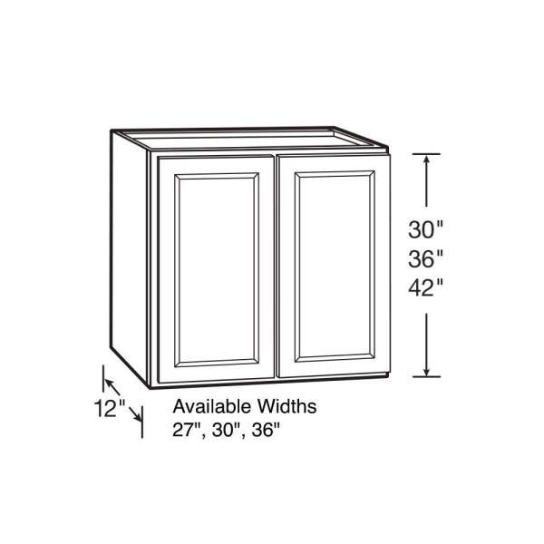 Cognac Wall Kitchen Cabinet Z76837