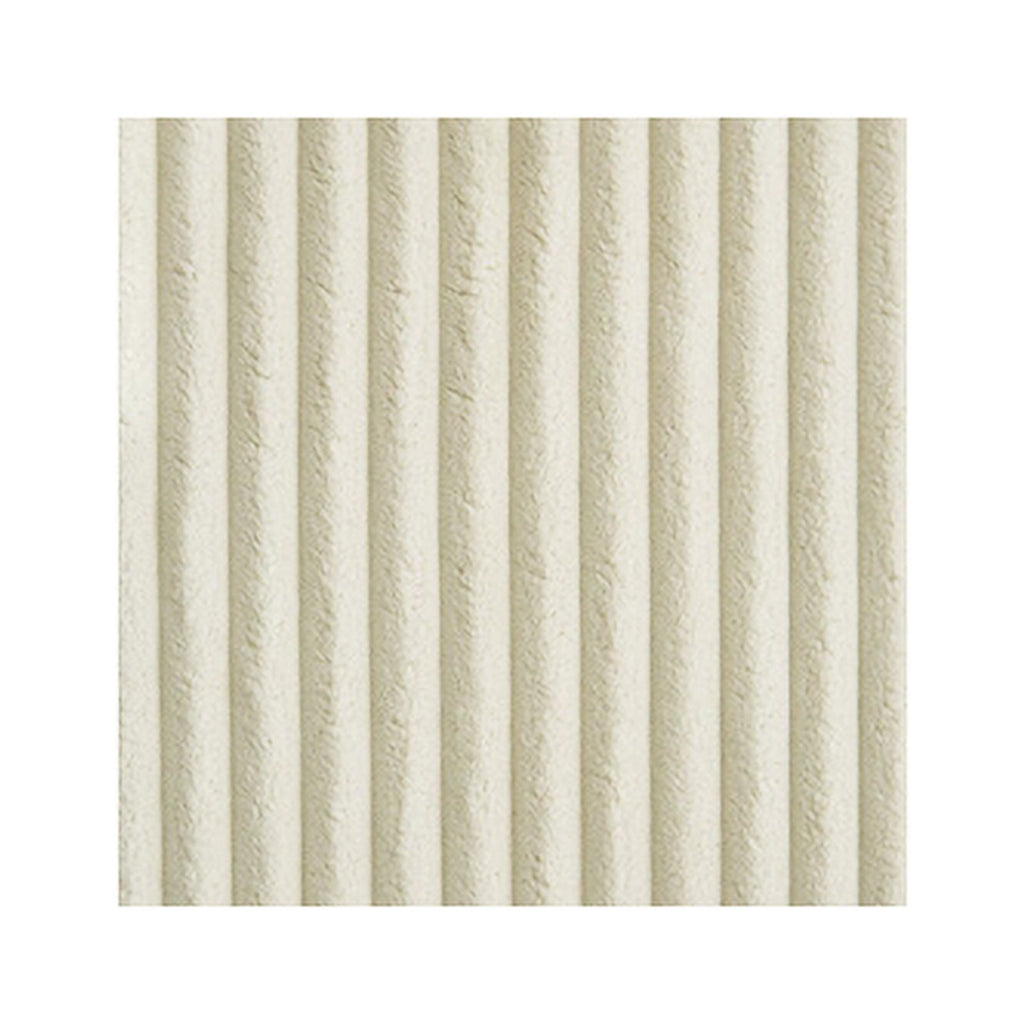 Oversized Fabric Accent Ottoman in Ivory X423959