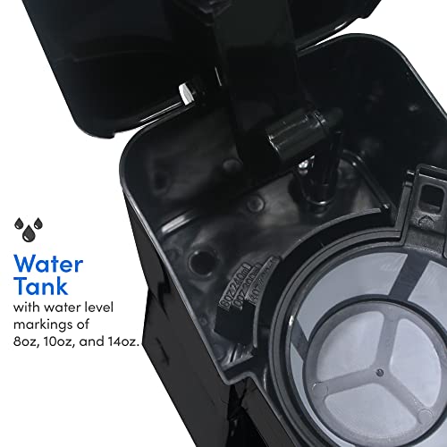 Iced/Hot Coffee Maker, 8, 10 or 12oz Pours, Black/Stainless-Steel Z48883