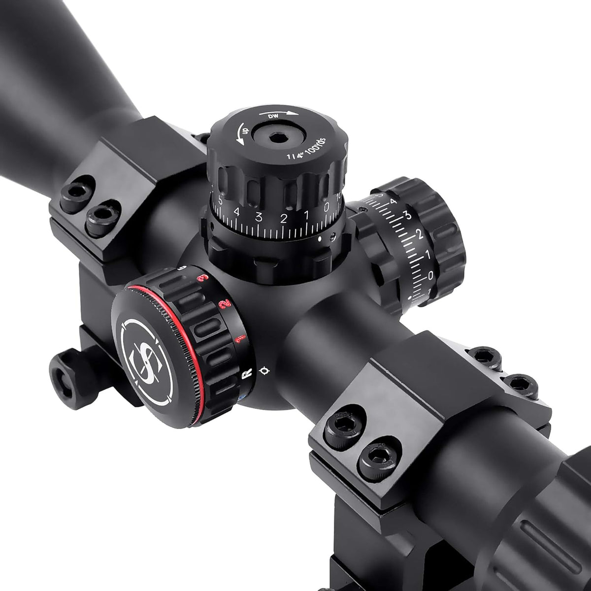 6-24x50 Rifle Scope with Red/Green/Blue Illuminated Reticle B342023