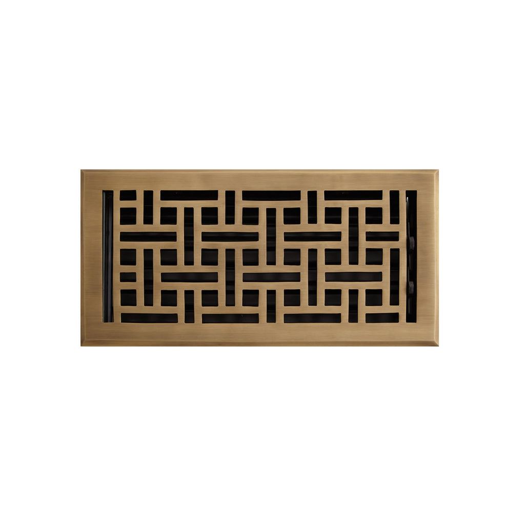 Antique Brass Wall Register F895