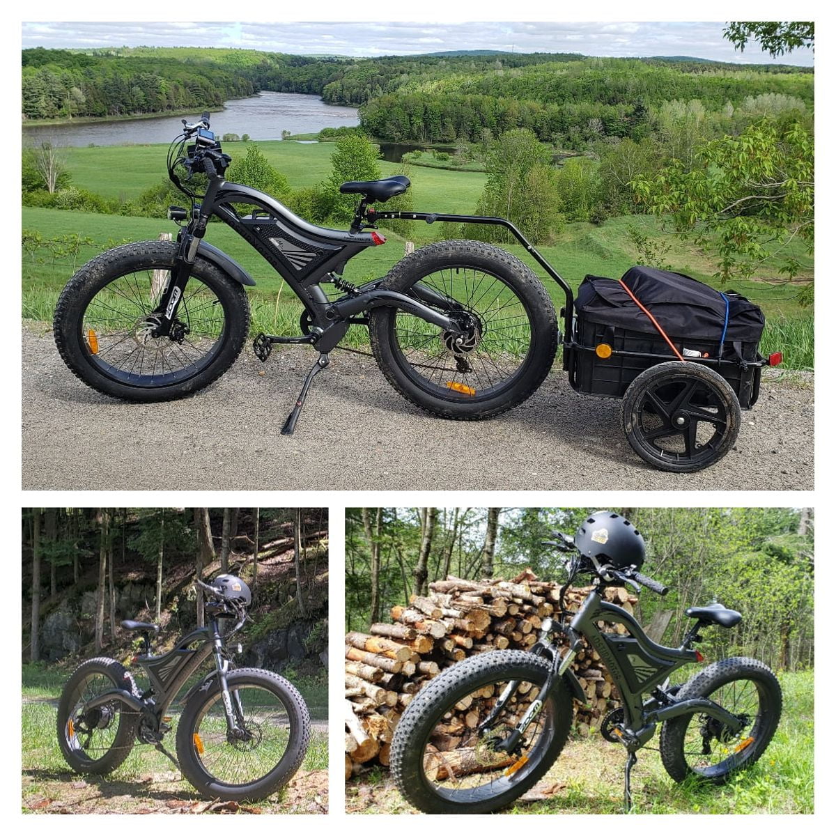 750W 48V 15Ah Fat Tire Electric Mountain Bike V451