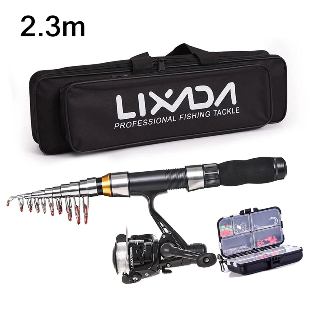 2.1m Telescopic Fishing Rod and Spinning Reel Combo Z1466