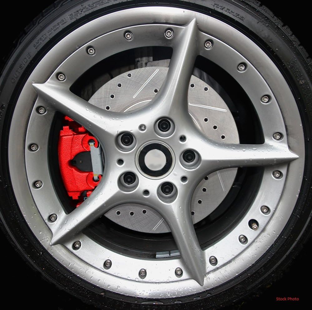 Red Coated Brake Calipers Brake Kit V457