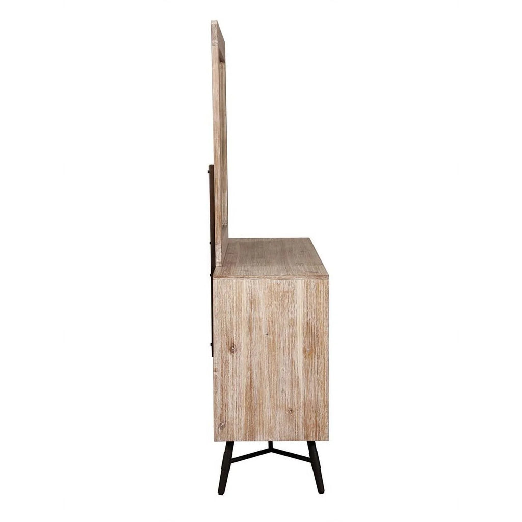 6 Drawer Farmhouse Wood Dresser W175884