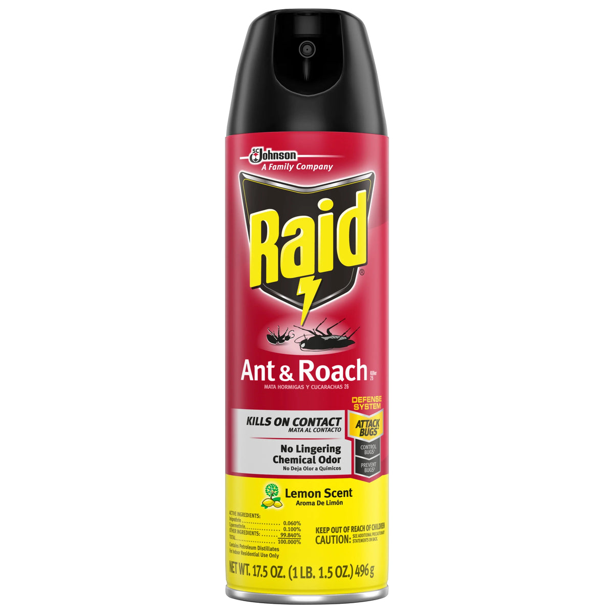 Ant & Roach Killer Lemon Fresh Scent 17.5 oz H732