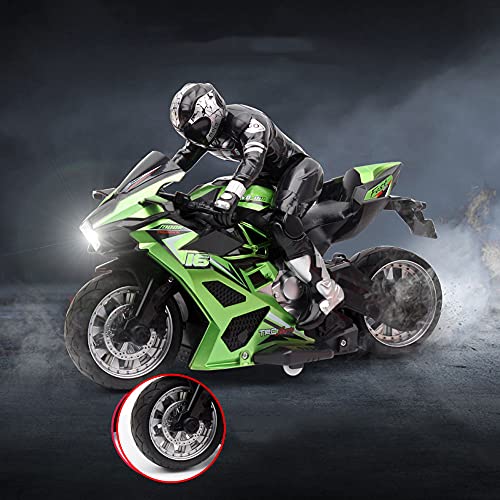 1:8 Remote Control Motorcycle 2.4G ABS Toy Car P78649