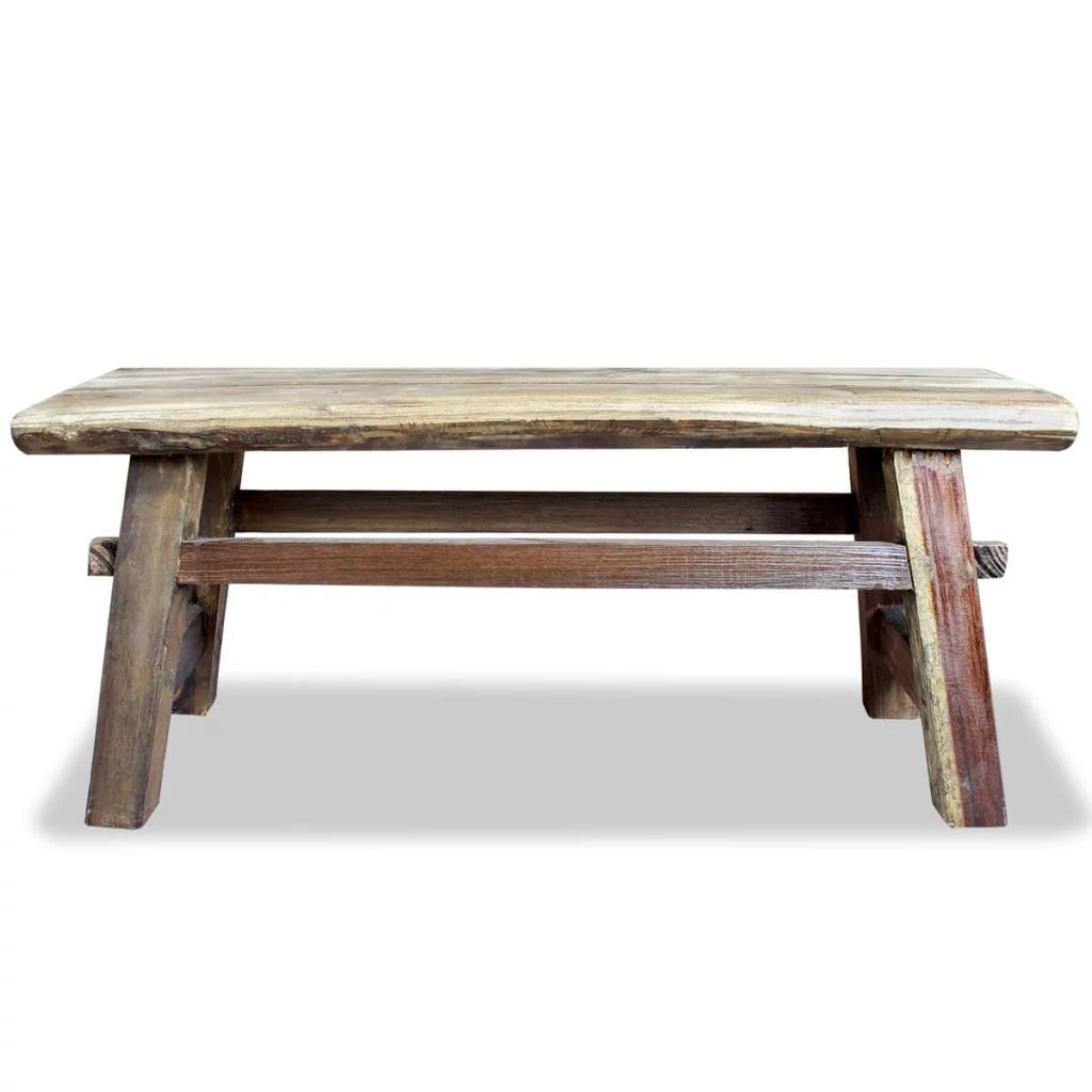 Handmade Solid Reclaimed Wood Bench Y6782