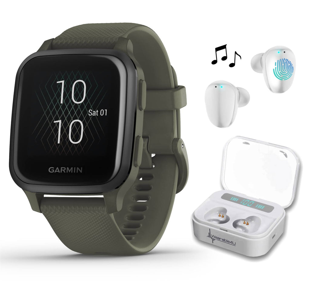 Smartwatch with Earbuds and Charging Power Bank Case Bundle X467812