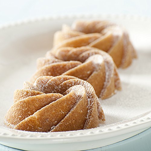 Silver Metallic Bundtlette Cake Pan A598792