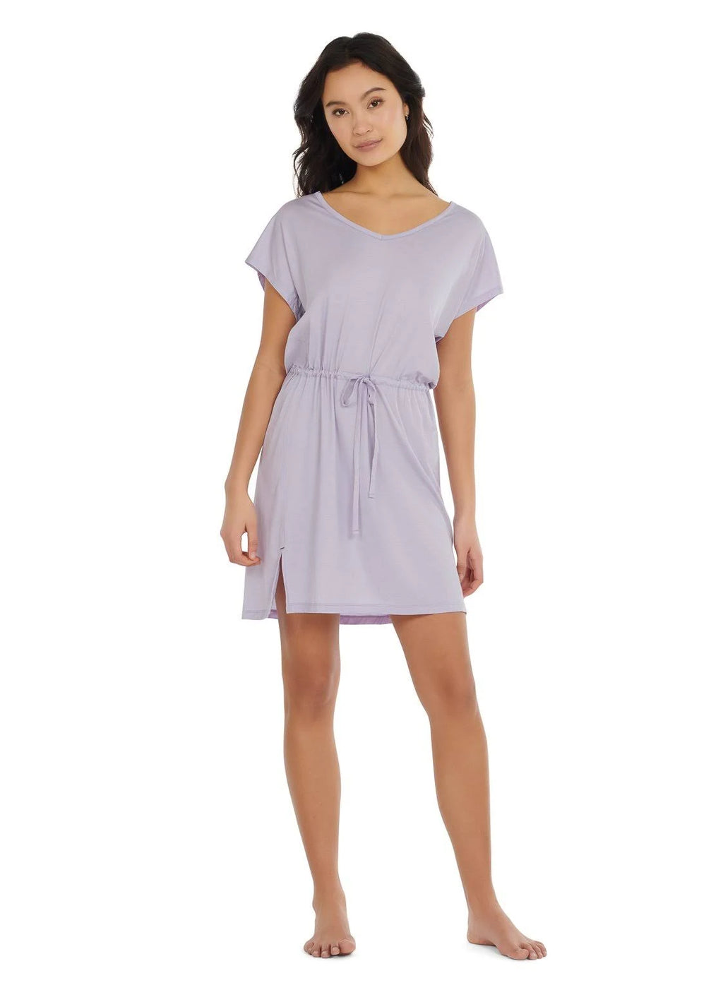 Women Night Dress Lavender L Eucalyptus L289072