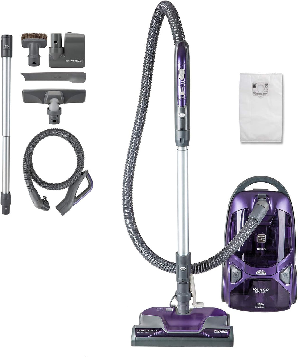 Rose Gold Bagged HEPA Canister Vacuum Cleaner V841