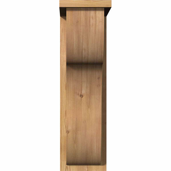 7 1/2x22W x 14x22D x 26x22H Western Red Cedar Corbel M145
