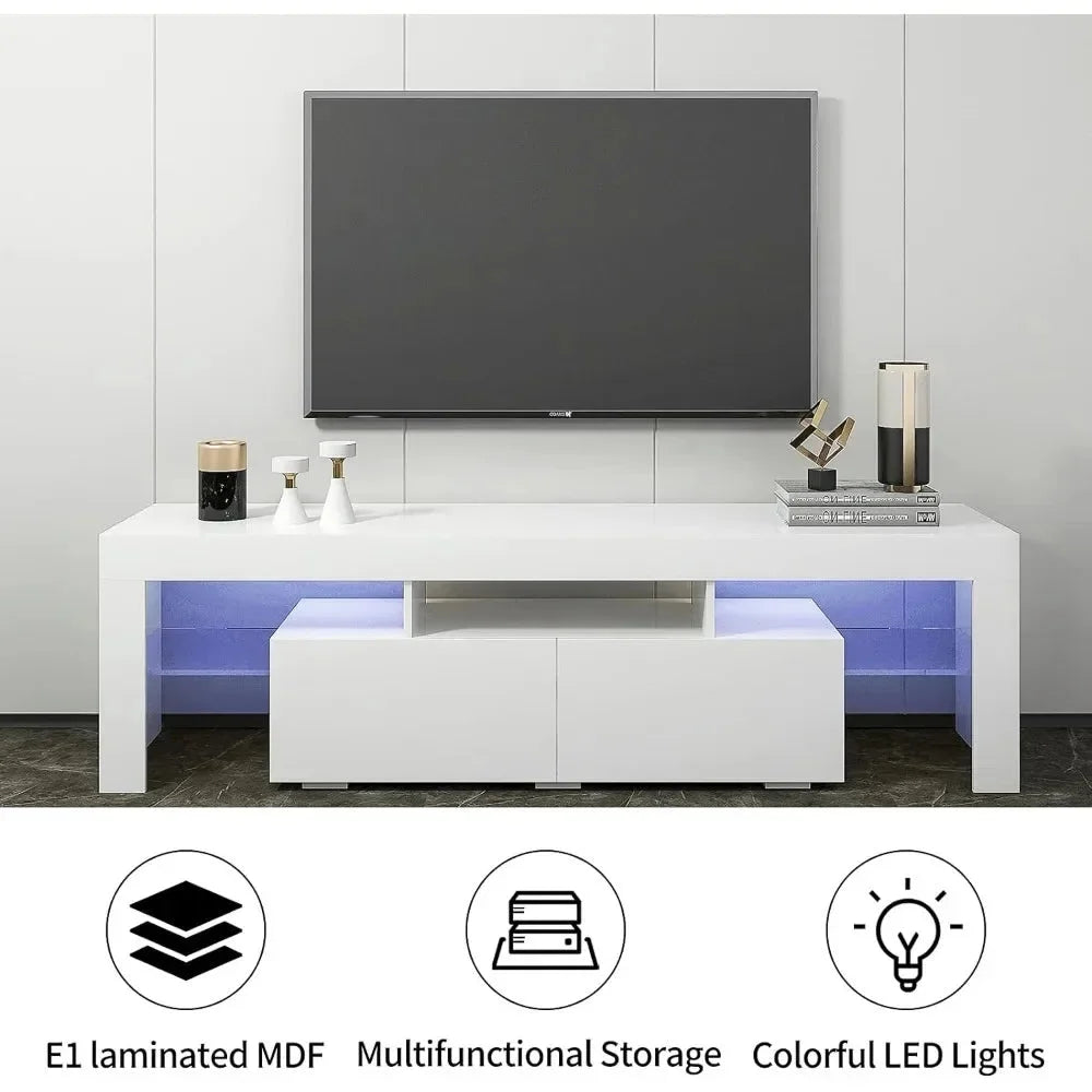 TV Cabinet with LED for 70" TV with 2 Drawers L179156