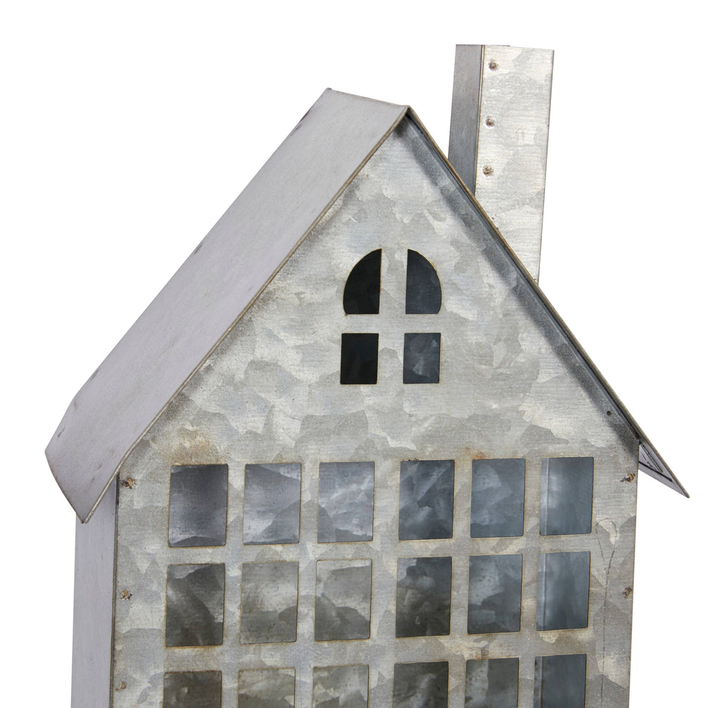 Grey Metal Candle Holder (Set of 2) G1035