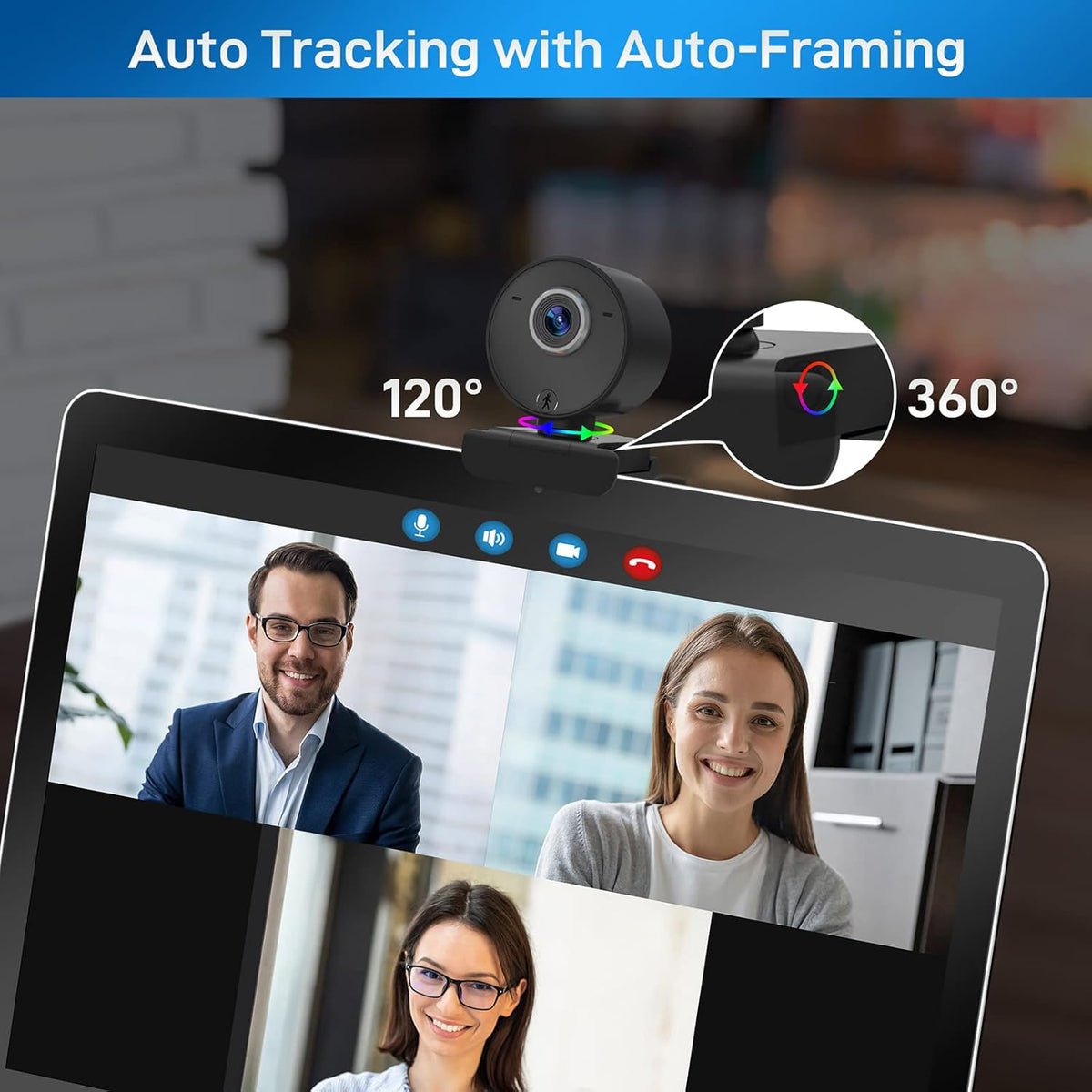 1080P 30FPS Webcam with Dual Microphone L2472