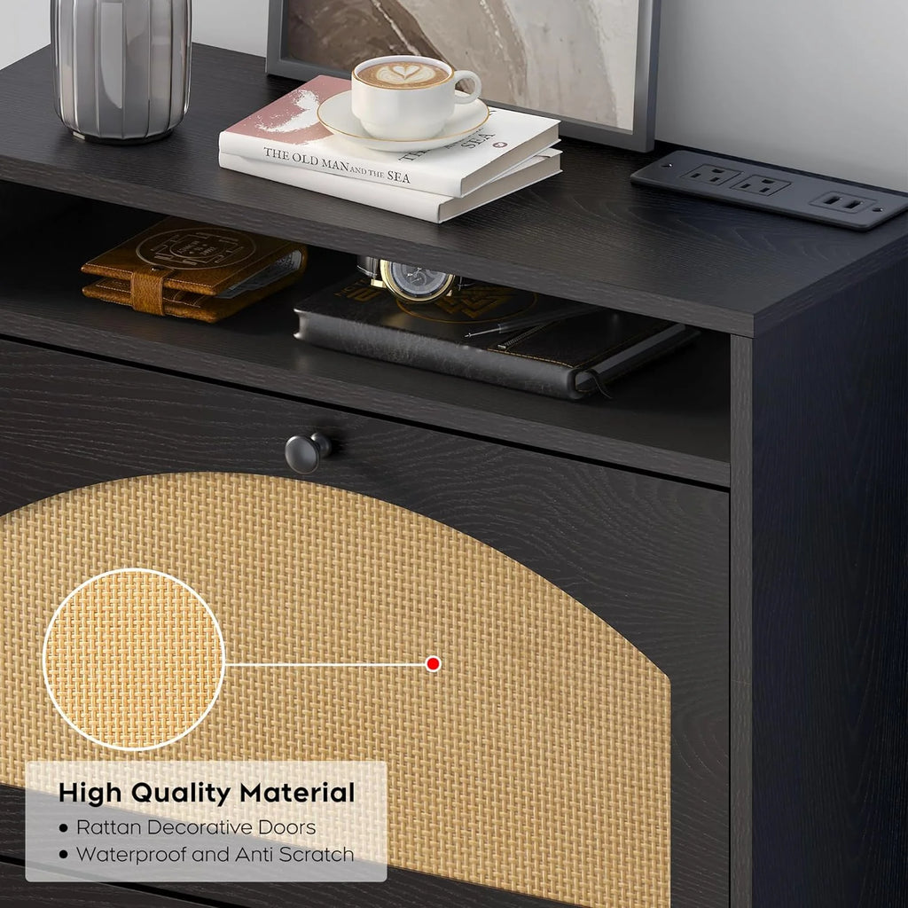 Black Shoe Storage Cabinet K961