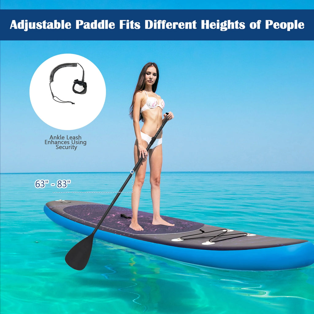 10.5 ft Inflatable Stand-Up Paddle Board Non-Slip Deck O4822