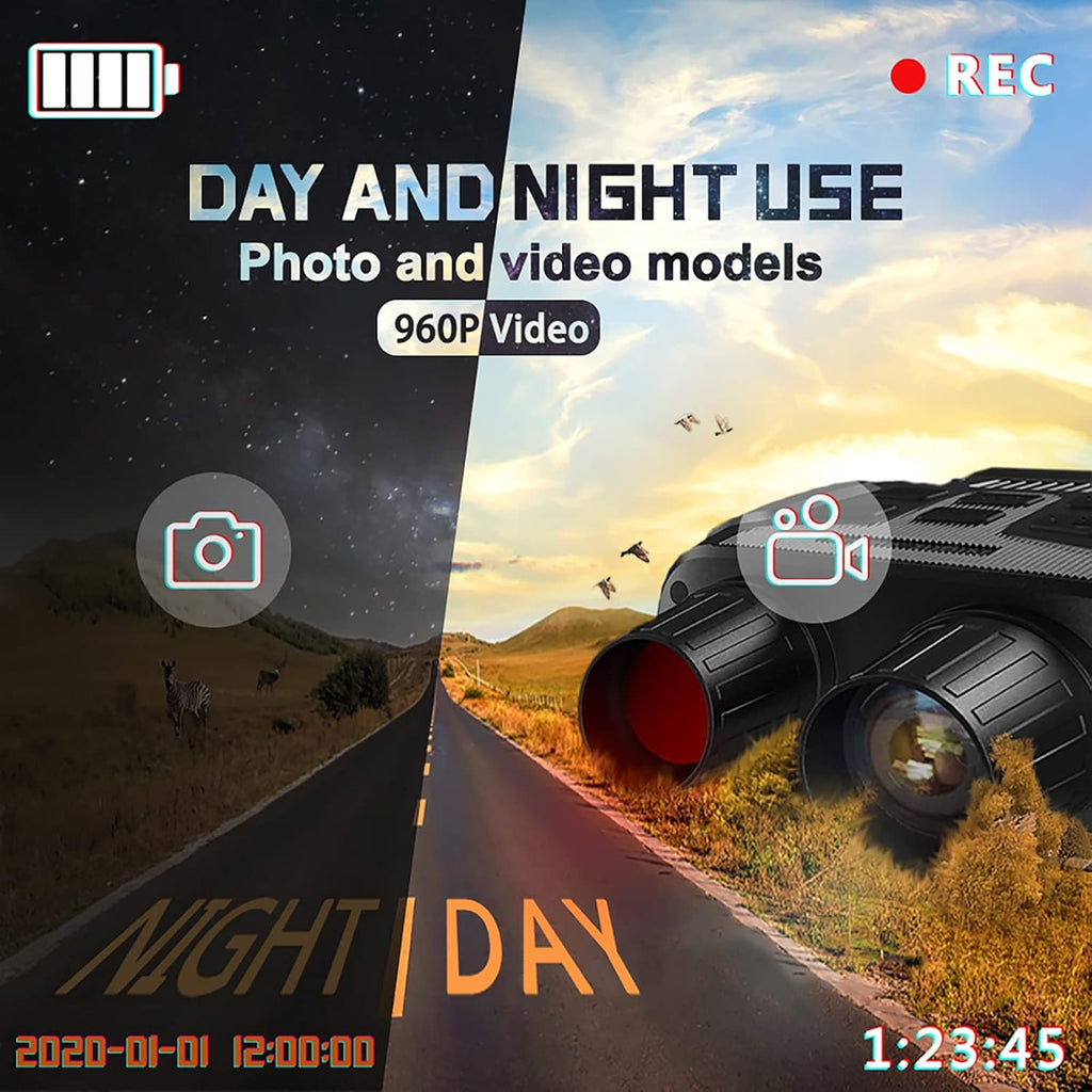 Night Vision Binoculars Digital Infrared with 32GB Memory Card P32063