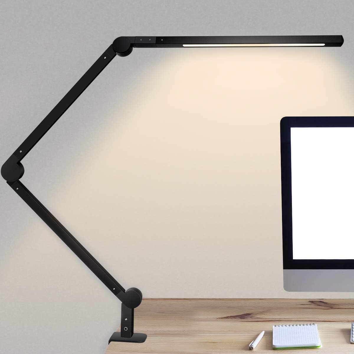Clamp Swing Arm Dimmable Desk Lamp A545125