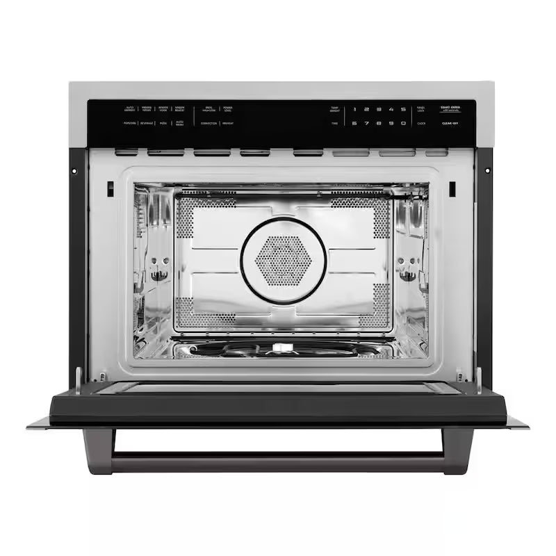 24 in. 1.6 cu. ft. Built-In Convection Microwave Oven Stainless Matte Black H30224