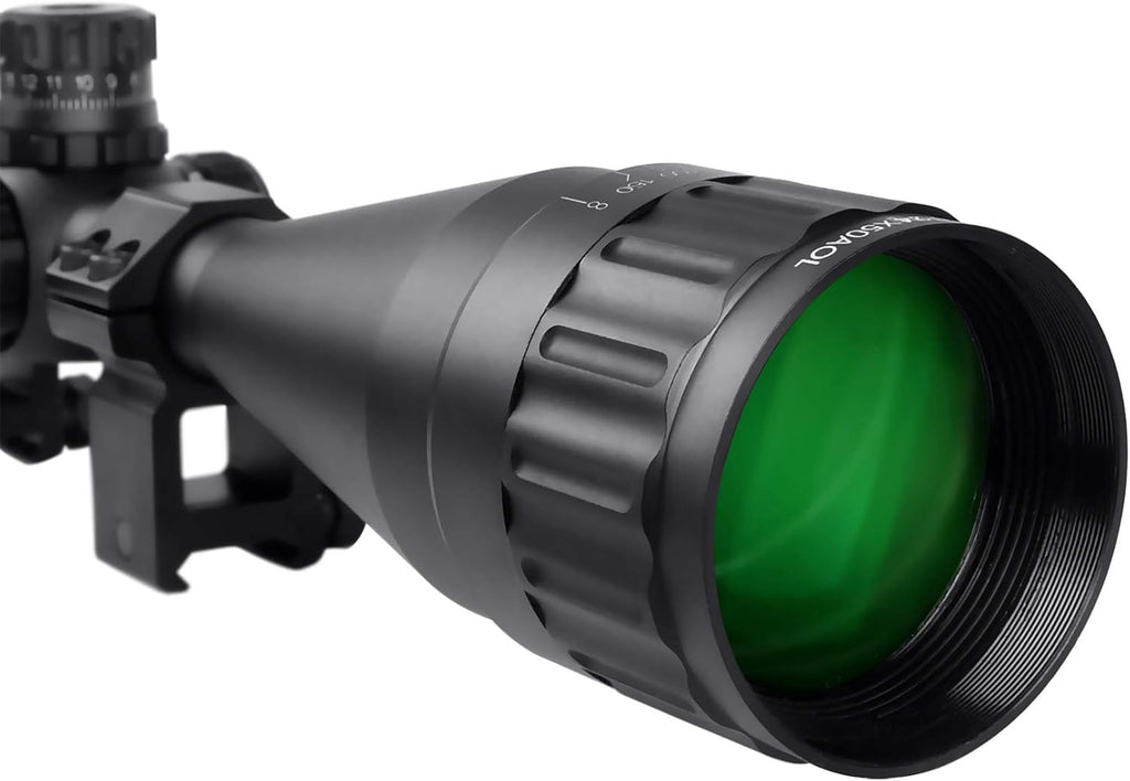 6-24x50 Rifle Scope with Red/Green/Blue Illuminated Reticle B342023
