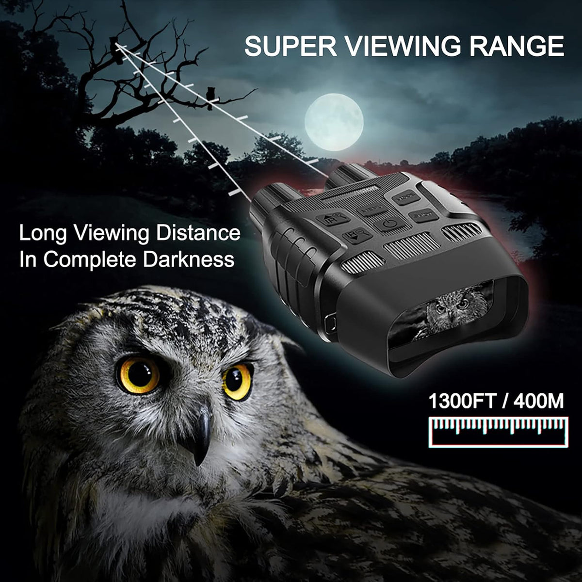 Night Vision Binoculars Digital Infrared with 32GB Memory Card P32063
