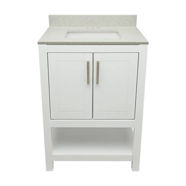 Espresso 31x22 Bath Vanity with Quartz Top D952251
