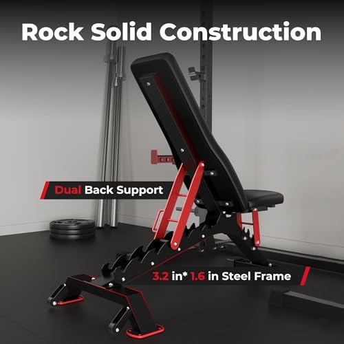 1200LBS Adjustable Weight Bench Y441397