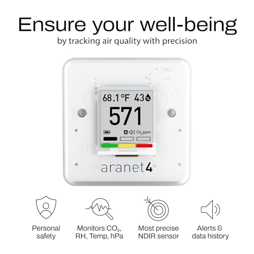 Wireless Indoor Air Quality Monitor with E-Ink Screen D34622