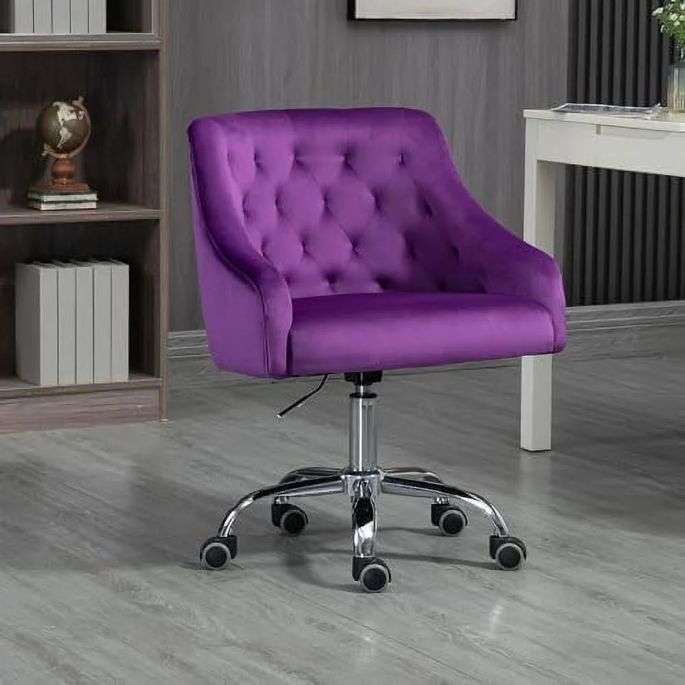 Navy Blue Swivel Height Adjustable Office Chair V693