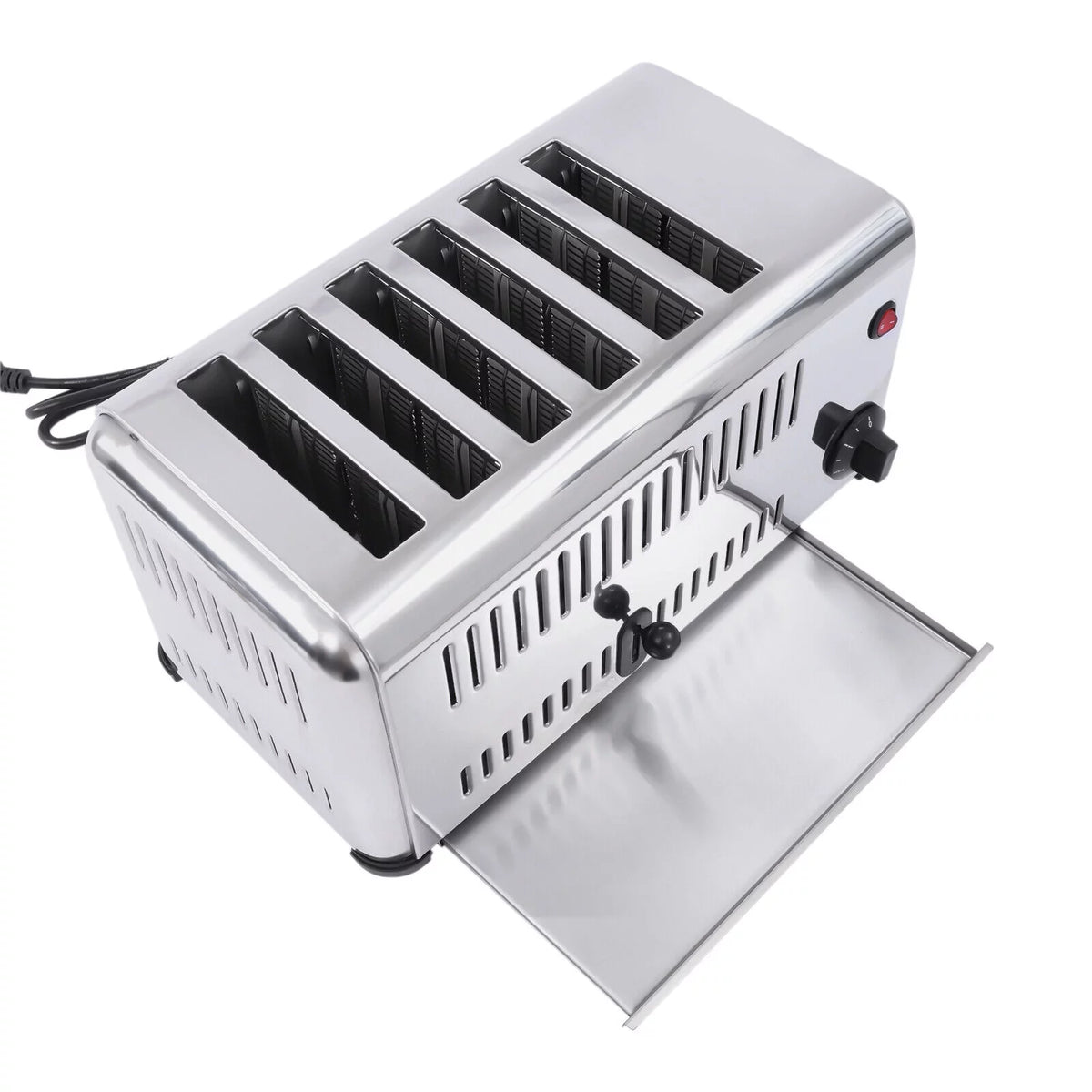 6 Slices Pop-Up Electric Stainless Steel Toaster L18949