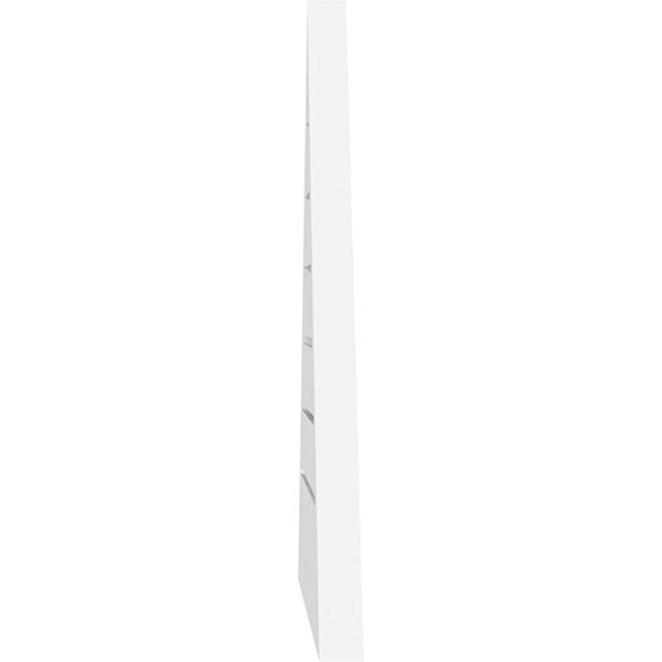 Triangle Surface Mount PVC Gable Vent H5480