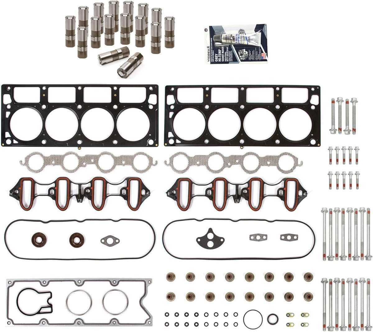 Head Gasket Set with Head Bolts and Lifters for 6.0 J886833