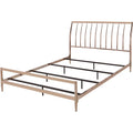 Contemporary Queen Metal Frame Sleigh Bed P665980