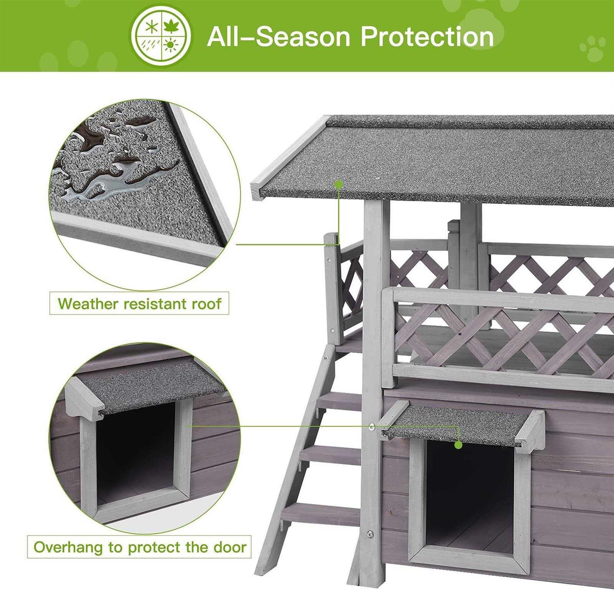 Cat House with Door W711