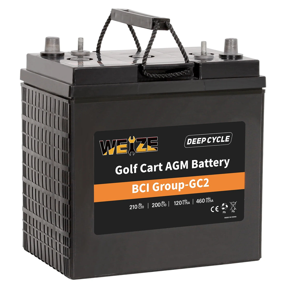 6V 210ah Deep Cycle AGM Battery T69031