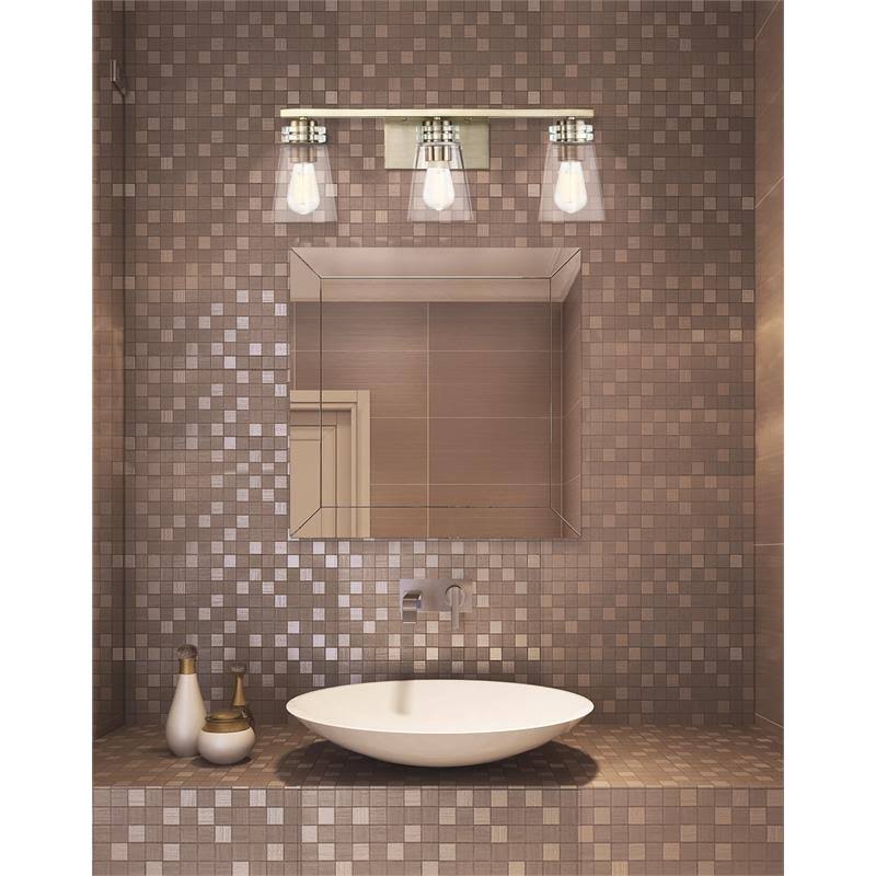 3 Light Noble Brass Bath Bar H570147