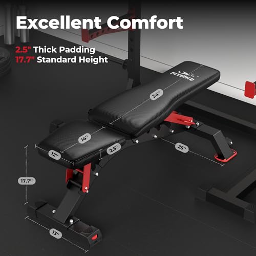 1200LBS Adjustable Weight Bench Y441397