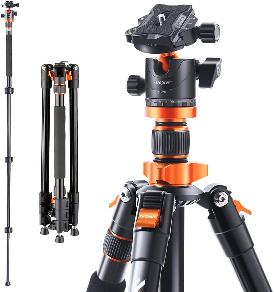 78 inch Aluminum Camera Tripod with 360 Degree Ball Head Q82585