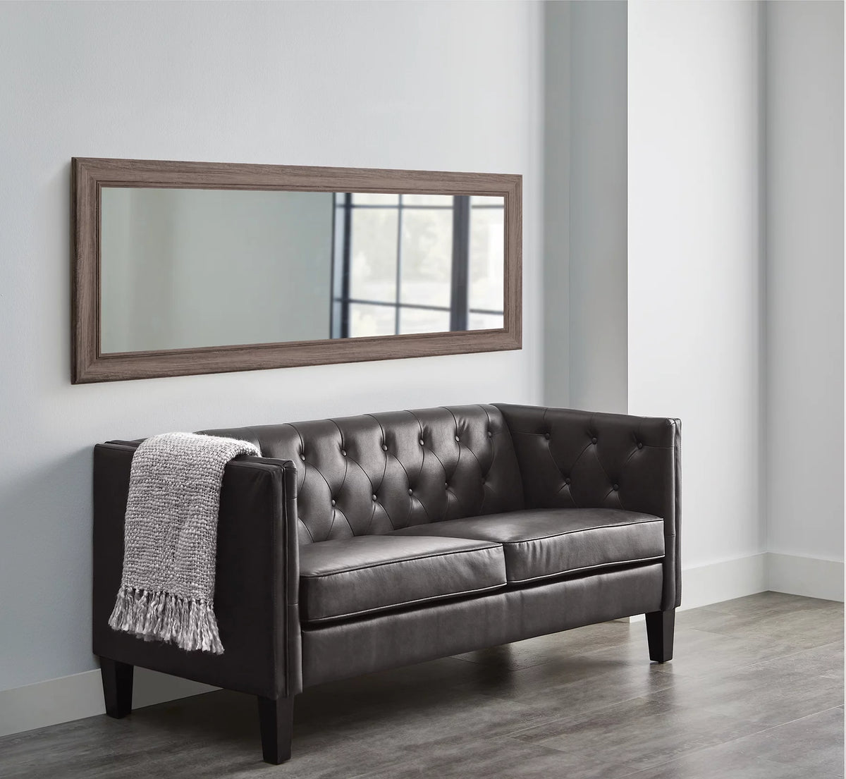 27 x 70 Rectangular Full Length Gray Mirror F98394