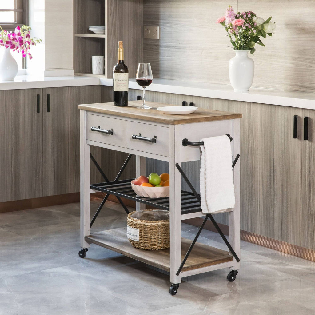 Wood Kitchen Cart N9224