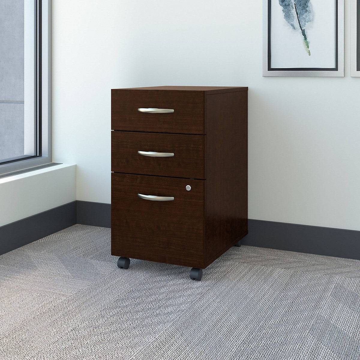 3 Drawer Mobile File Cabinet Y79651