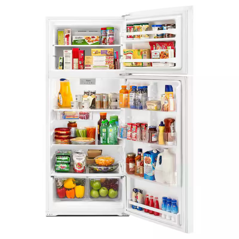 Top Freezer Refrigerator in White G8497
