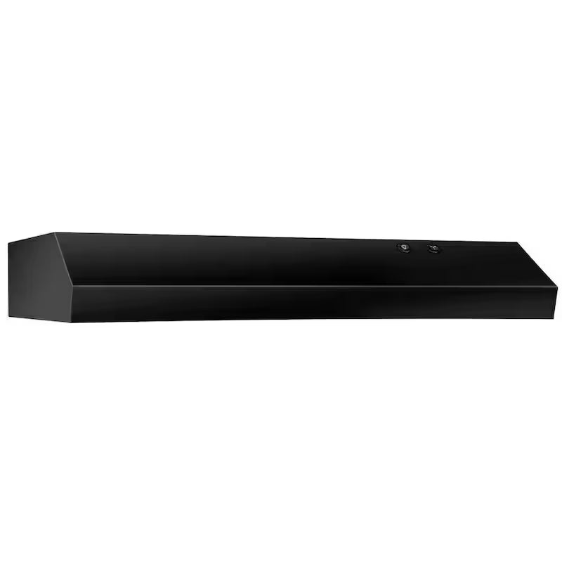 Black Under Cabinet Range Hood M40789
