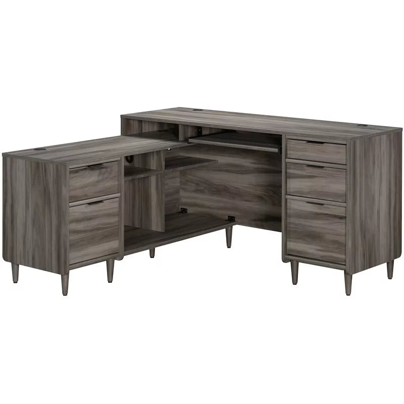 L-Shaped Desk & Storage Cabinet 2-Piece Set O83424